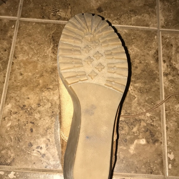 Brown winter boot wedges - Picture 4 of 5